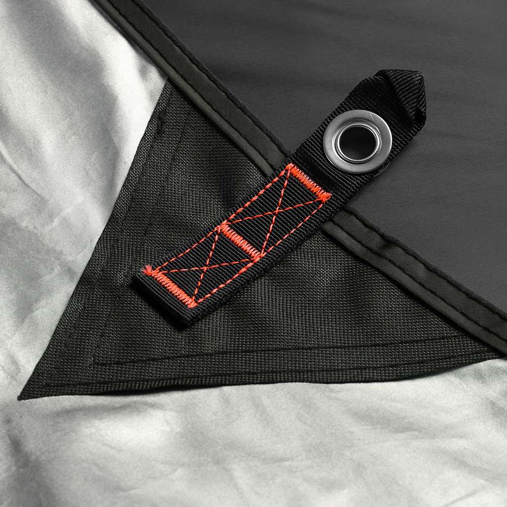 GOGLAND Outdoor UV-Schutz Tarp Zeltplane 300 x 290 cm schwarz