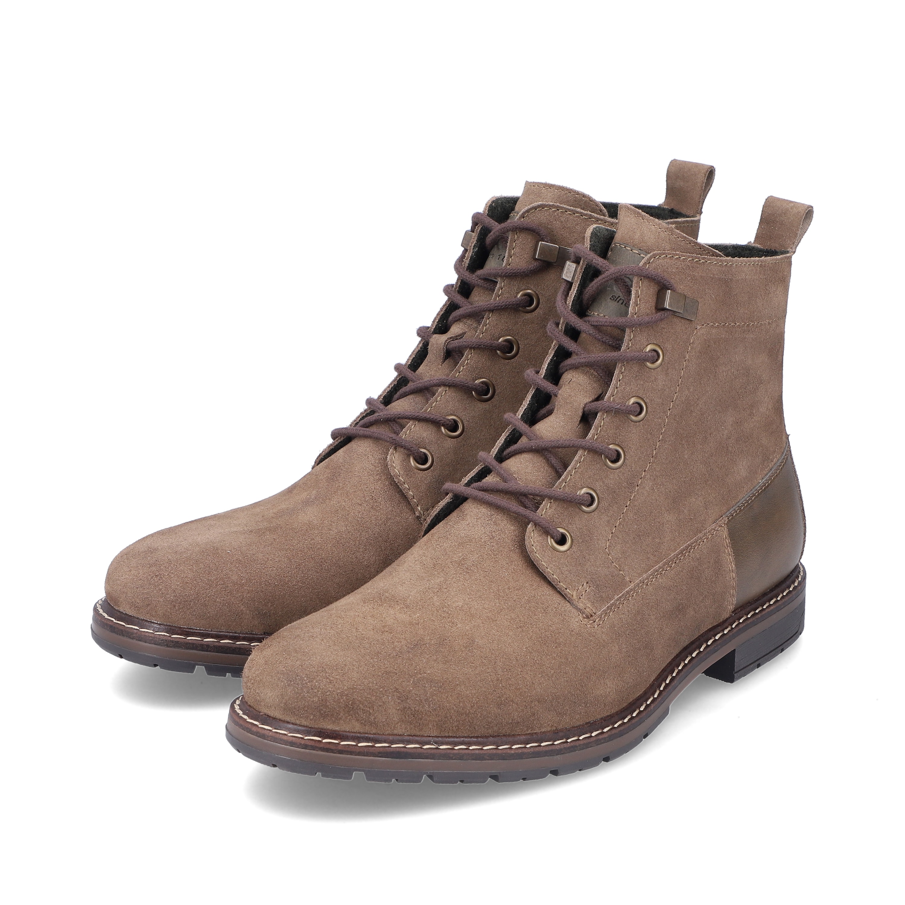 Rieker Herren Schnürstiefel sandbraun
