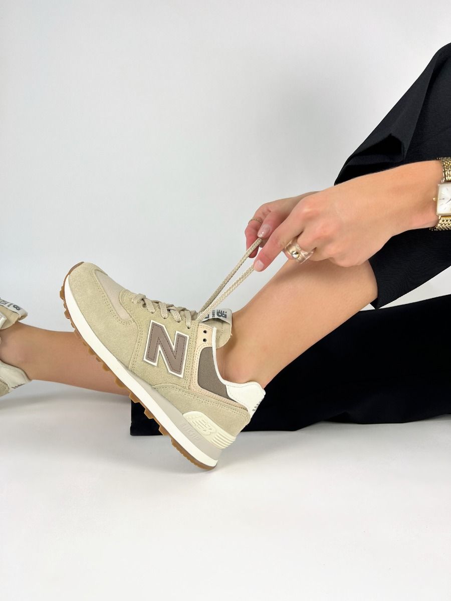 New Balance  WL574NS2 - Beige Marron