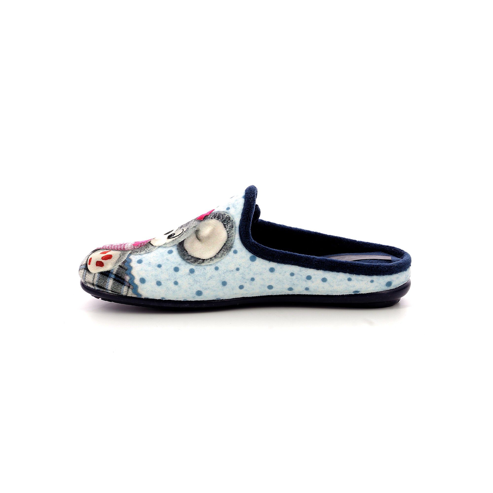 Chaussons forme mule motif souris SOFTFLEX