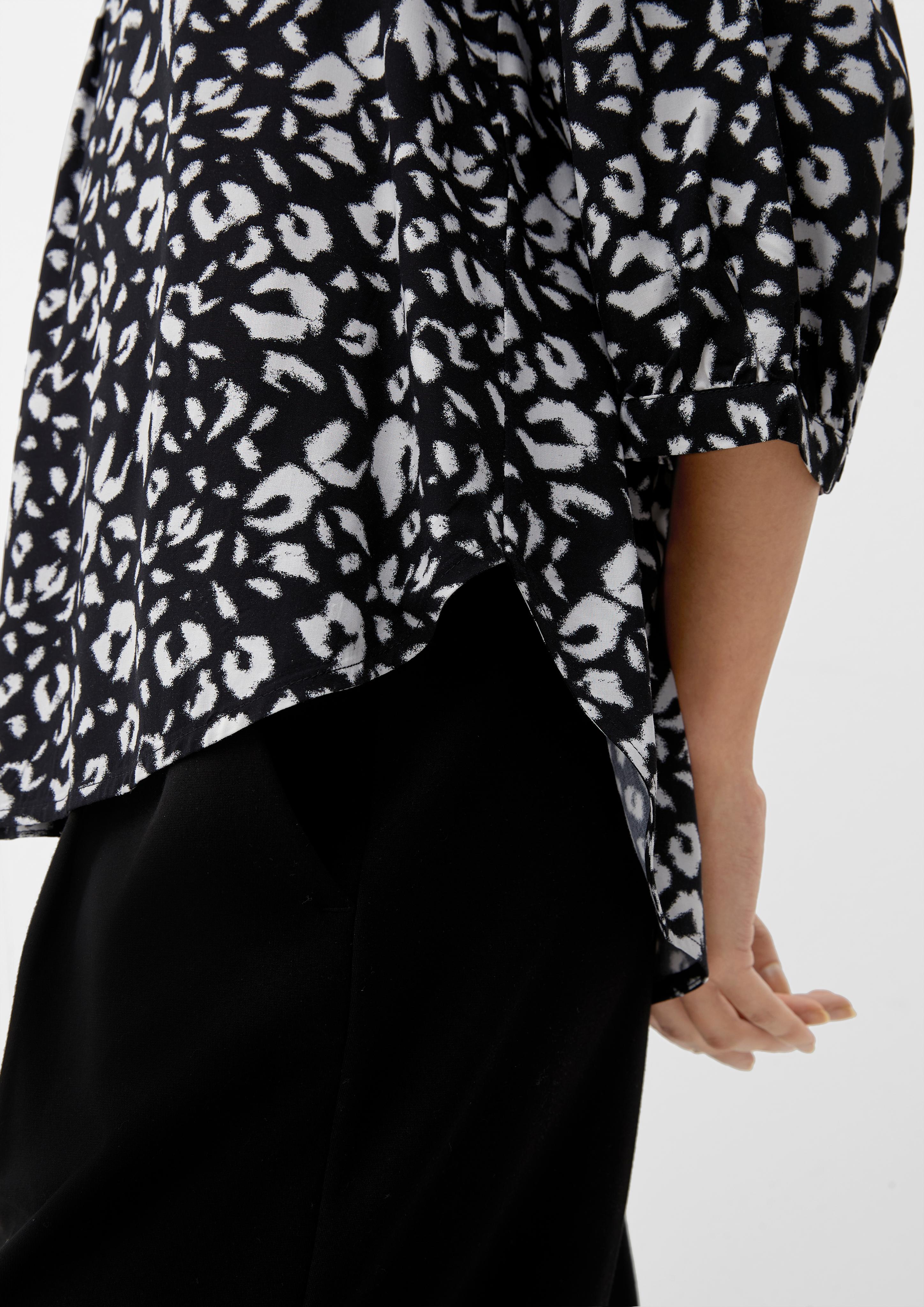 Viskosebluse mit Tunika-Ausschnitt  2132607-99A6