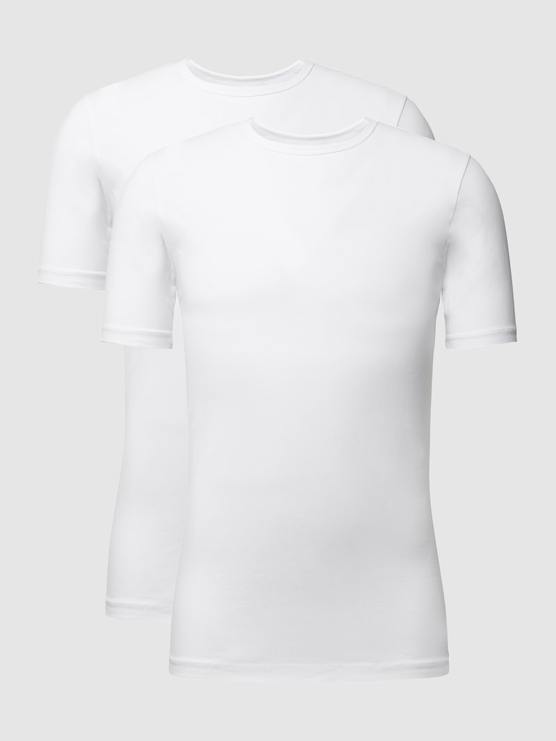 T-Shirt im 2er-Pack in weiß