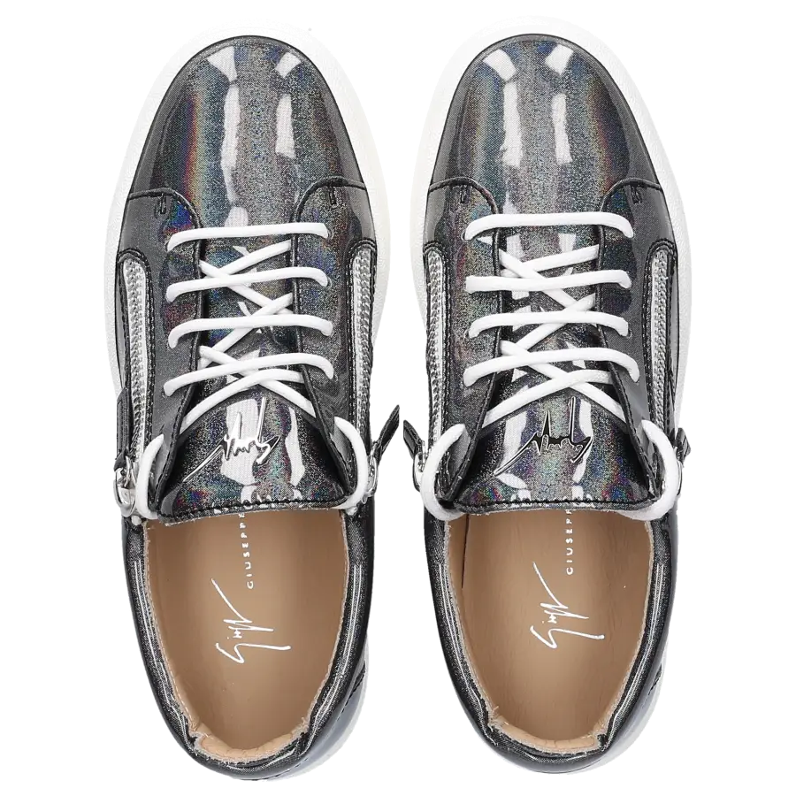 Giuseppe Zanotti - Sneaker low FRANKIE Lackleder - grau