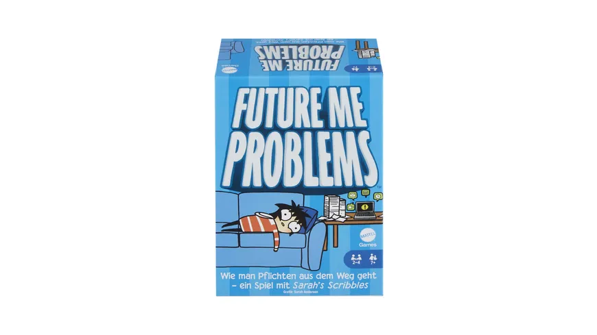 Mattel Games Future Me Problems Kartenspiel, Familienspiel