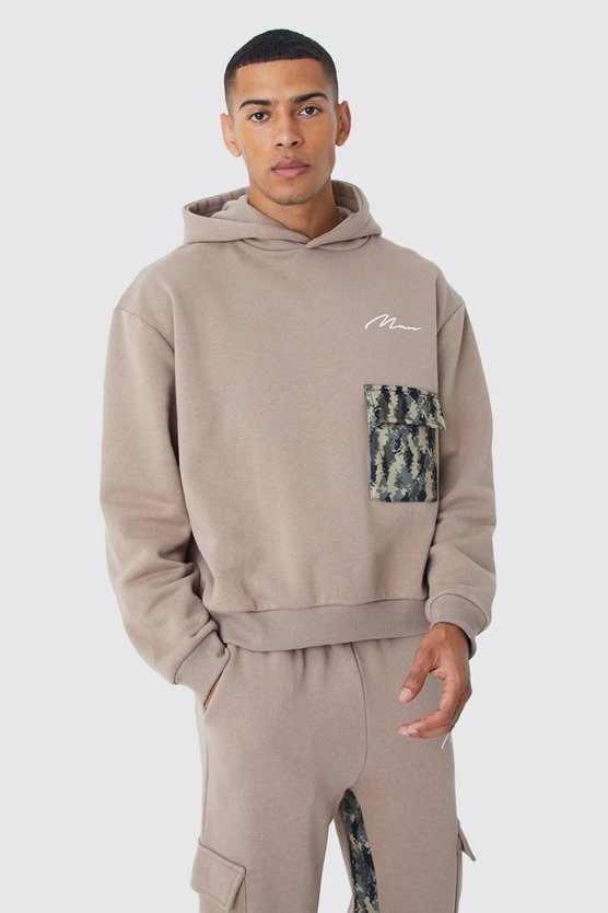 Man Signature Camouflage Trainingsanzug mit Cargo-Taschen