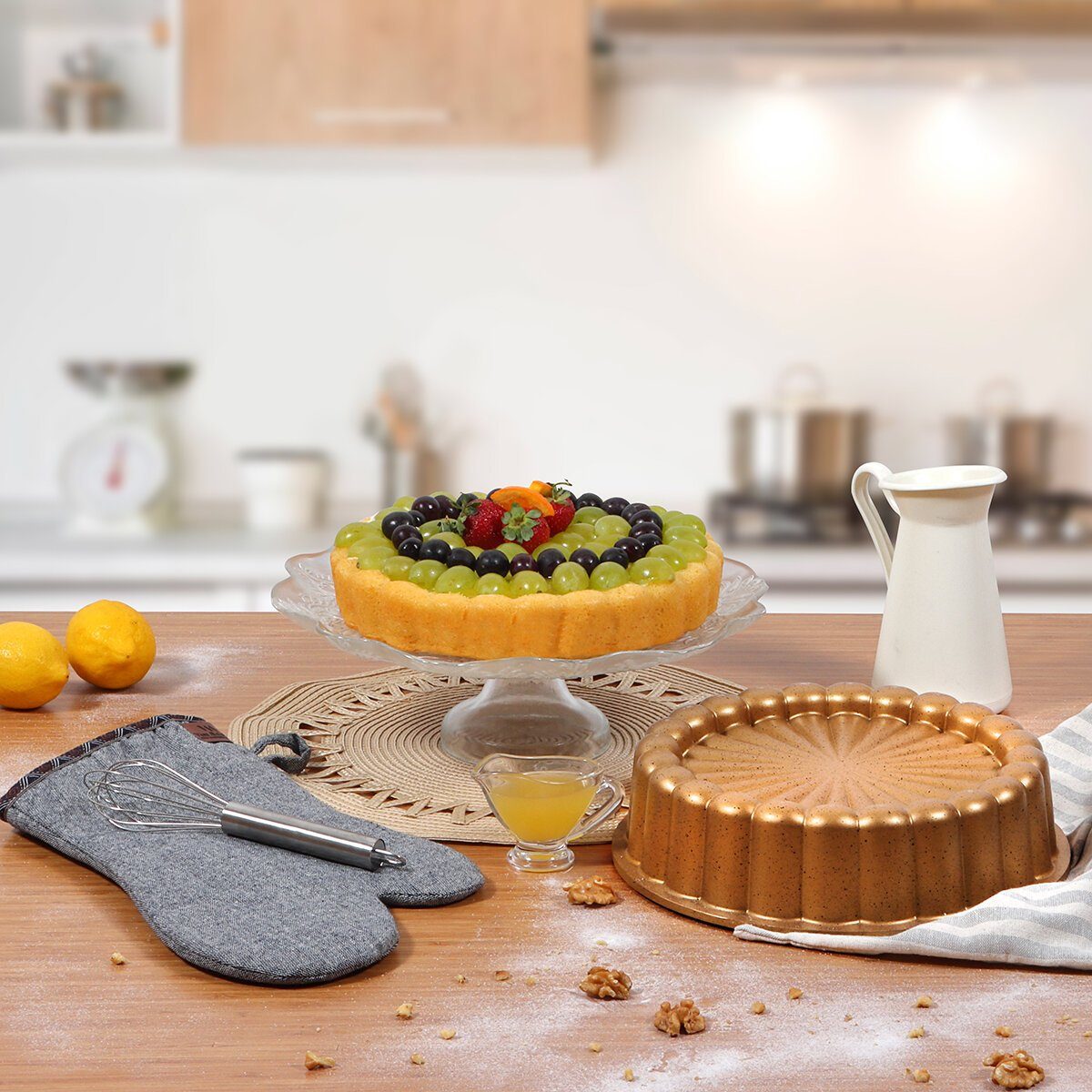 SERENK Backform Serenk Fun Cooking Tarteform Quicheform 28 cm