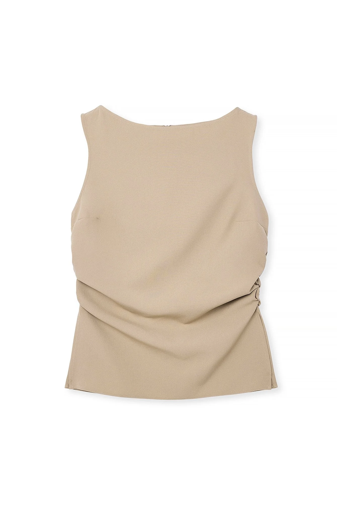 Ruched Waist Sleeveless top