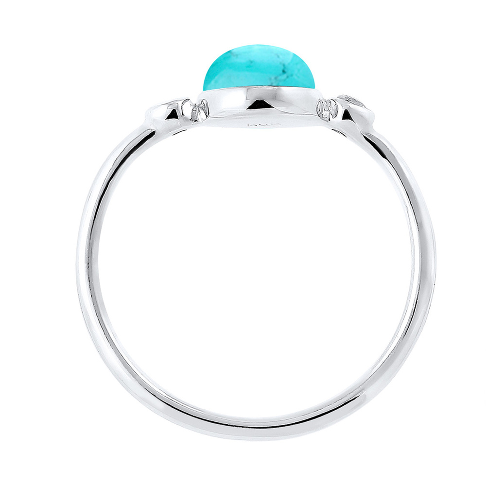 Elli Elli Bague Femme Tendance Précieuse avec des Cristaux de Zircone en Argent Sterli Bague