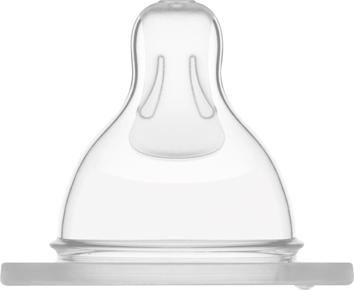 Trinksauger Silikon Gr. 0, von Geburt an, 2 St