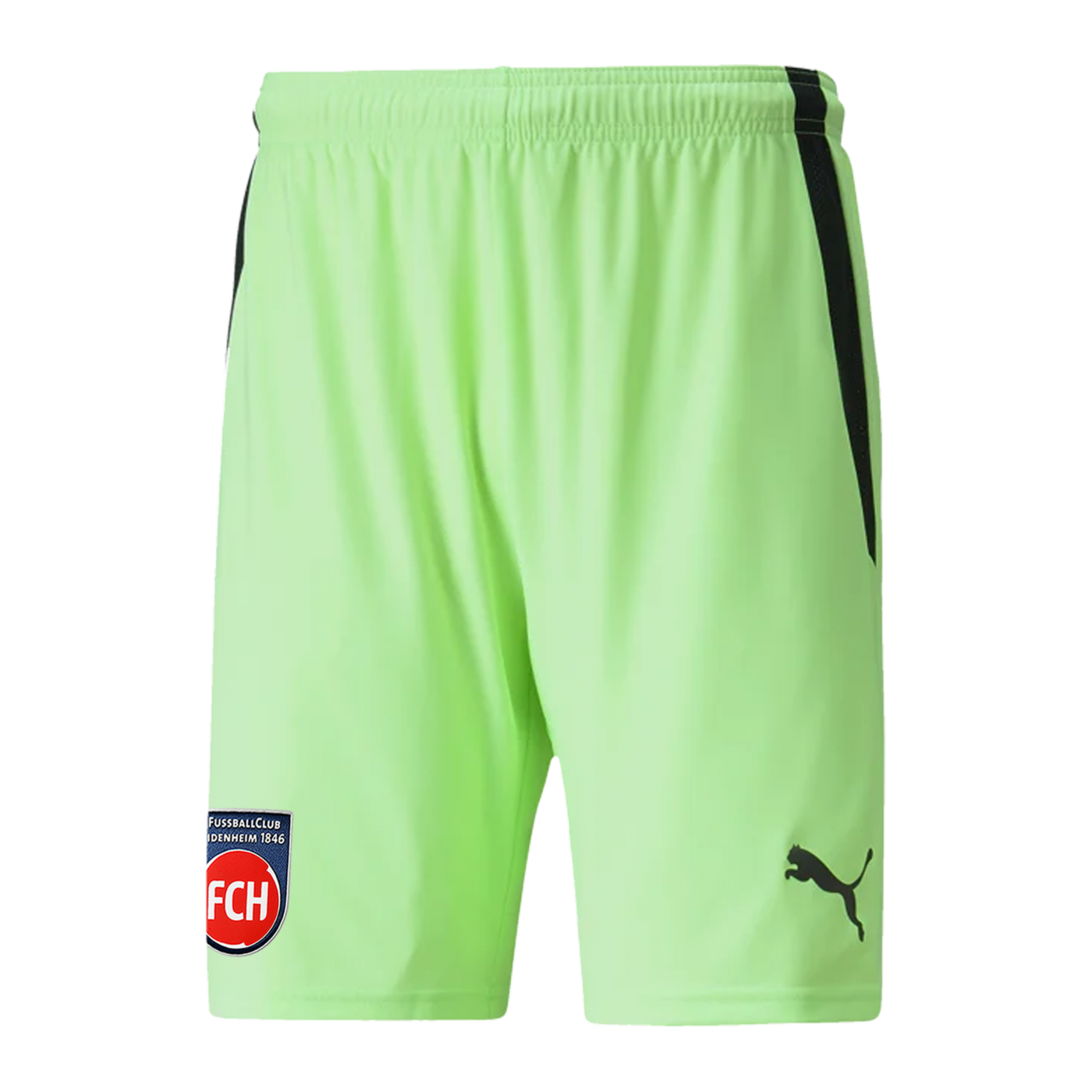 PUMA 1. FC Heidenheim TW-Short 2023/2024 Neongrün F20