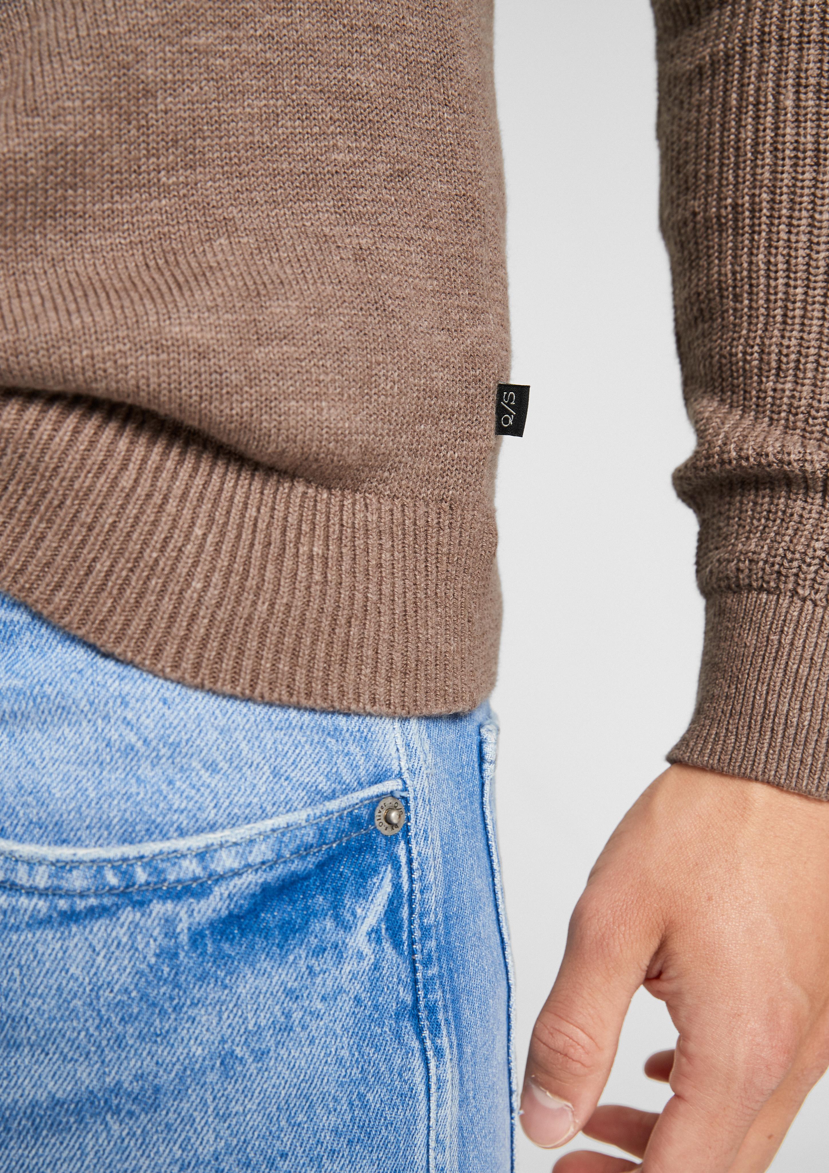 Raglanpulli aus Strukturstrick  44.899.61.X011-83W0