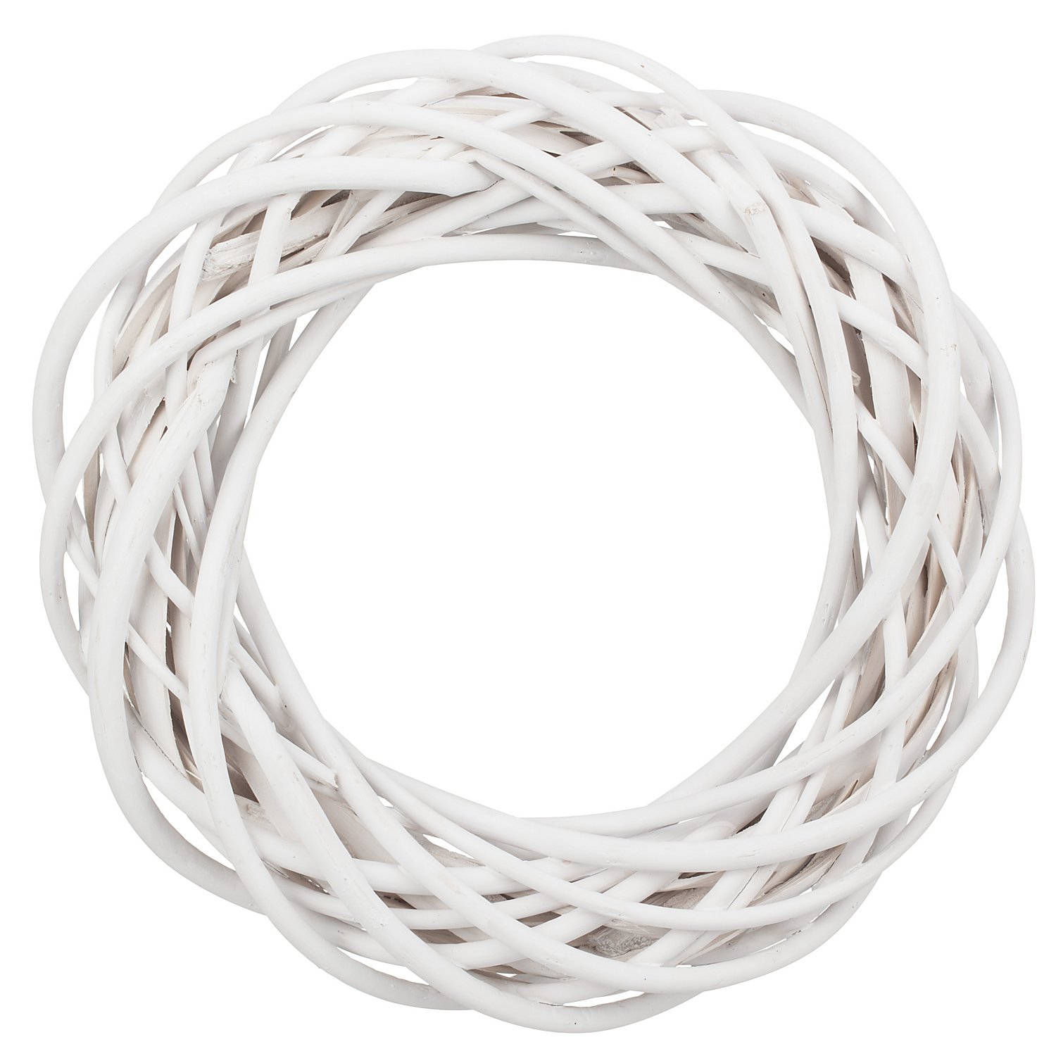Weidenkranz, weiß, 20 cm Ø