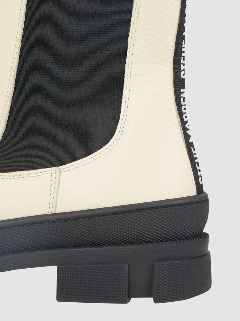 Chelsea Boots aus Leder Modell 'Filina' in beige