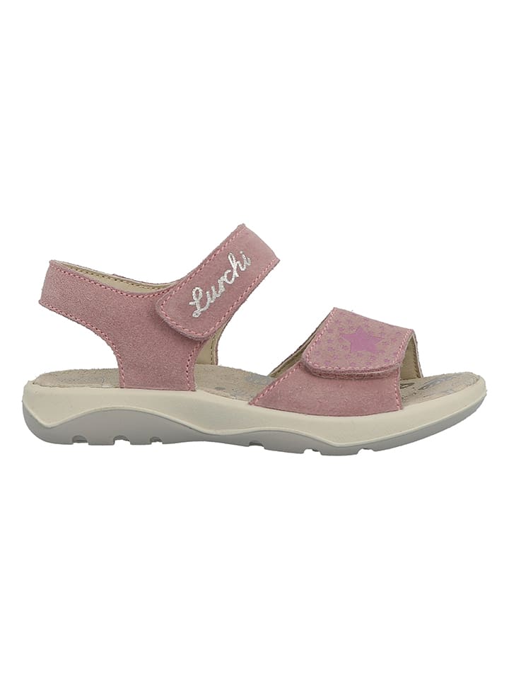 Lurchi Leder-Sandalen in Rosa günstig kaufen