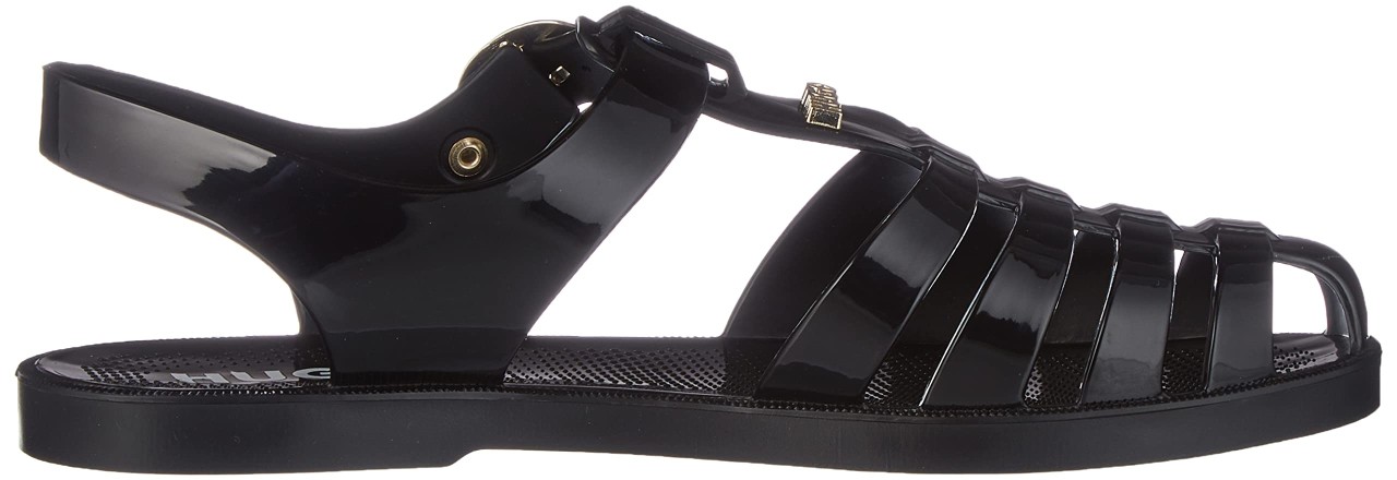 HUGO BOSS Klassische Sandalen schwarz CameliaCrabSandal-RB 10222177