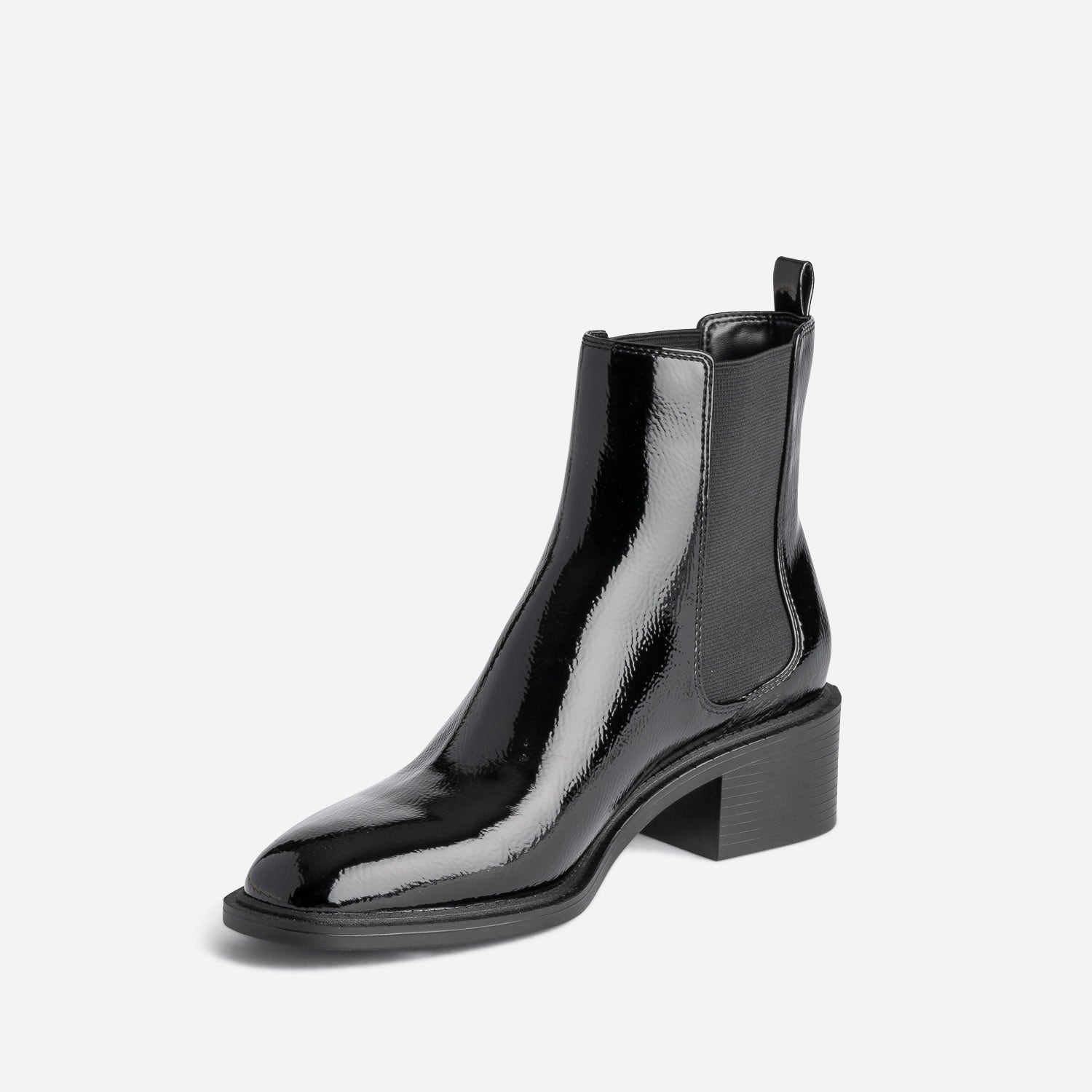 Chelsea boots noir verni