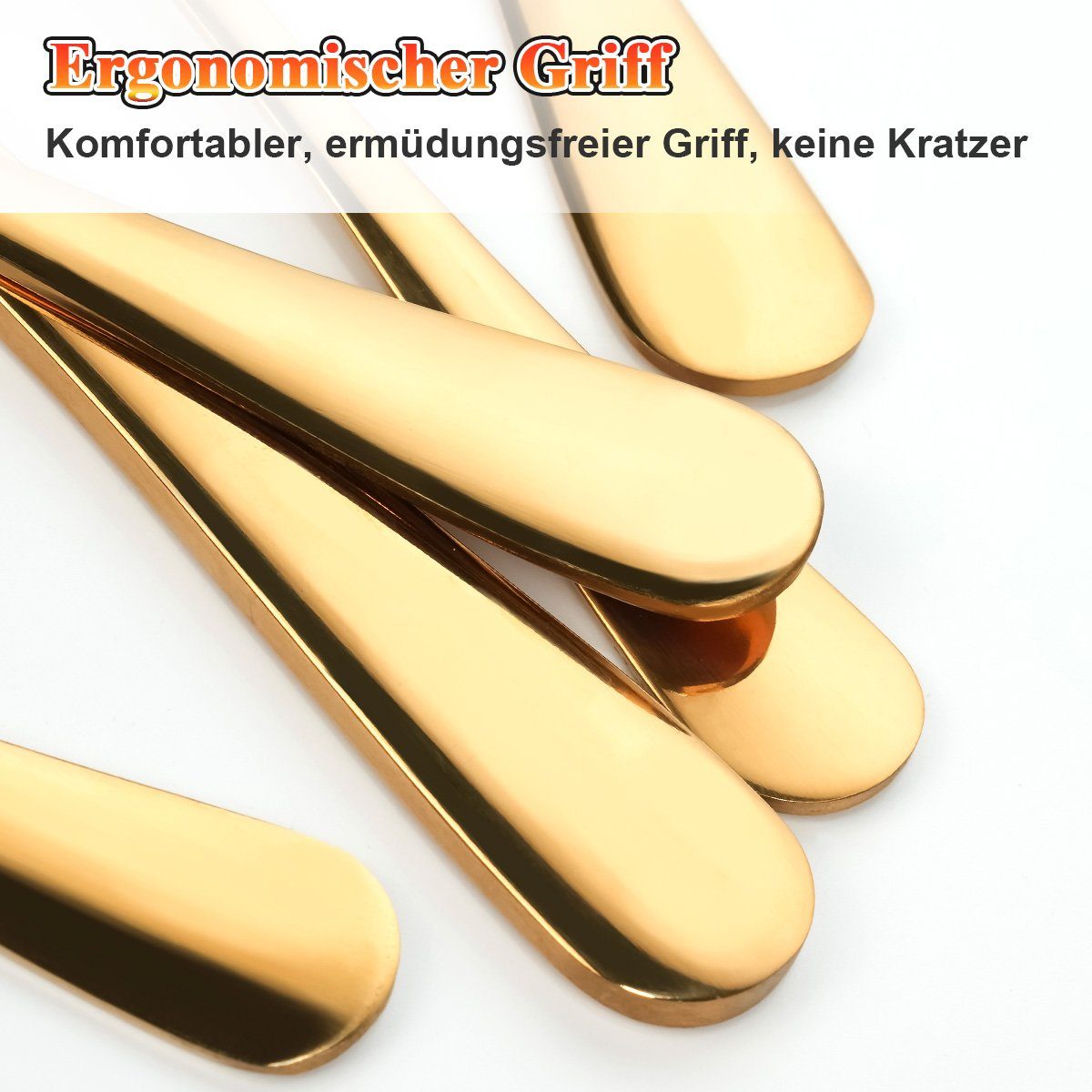 LifeImpree Besteck-Set 60tlg. Besteckset für 12 Personen mit luxuriöser Holzbox, Essbesteck Set aus Edelstahlbesteck, Spülmaschinenfest