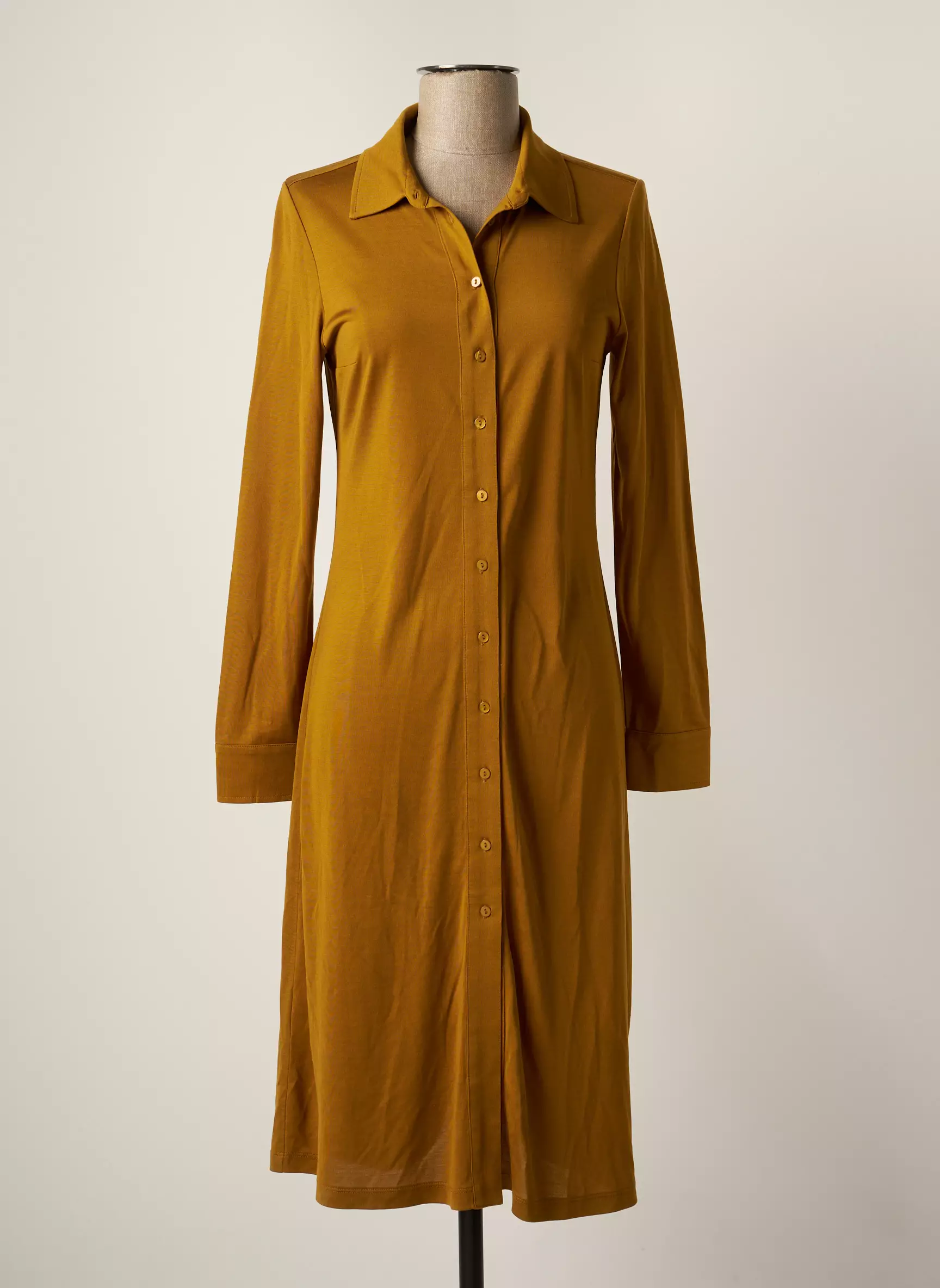 Comptoir Des Cotonniers Robes Mi Longues Femme couleur marron
