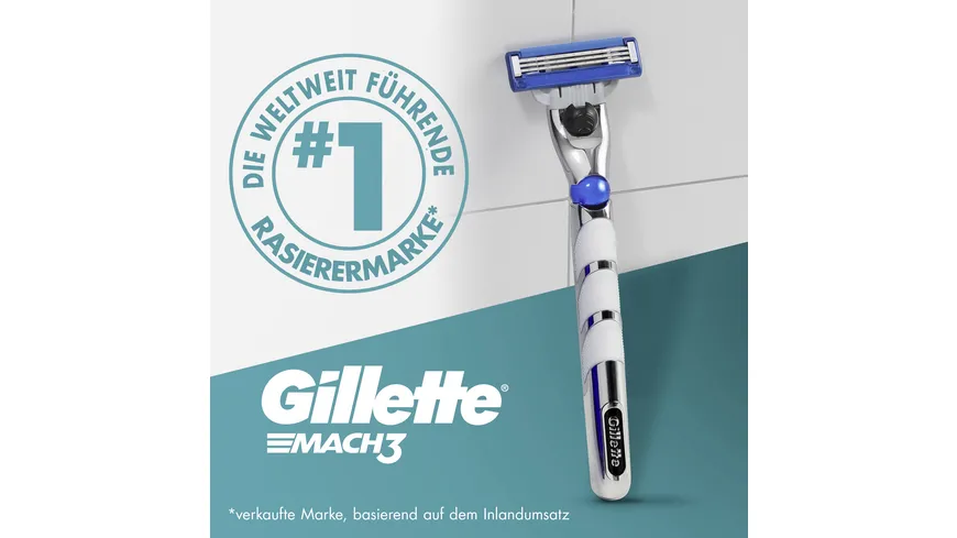 Gillette MACH3 Klingen Turbo 3D 5 Stück