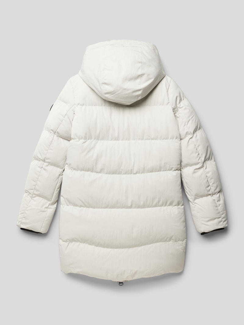 Steppmantel mit Kapuze Modell 'Ayse' in offwhite