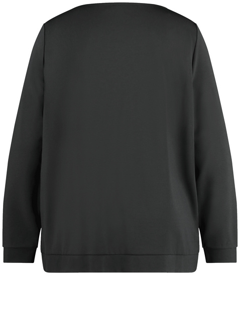 Weiches Sweatshirt mit Ziersteinen