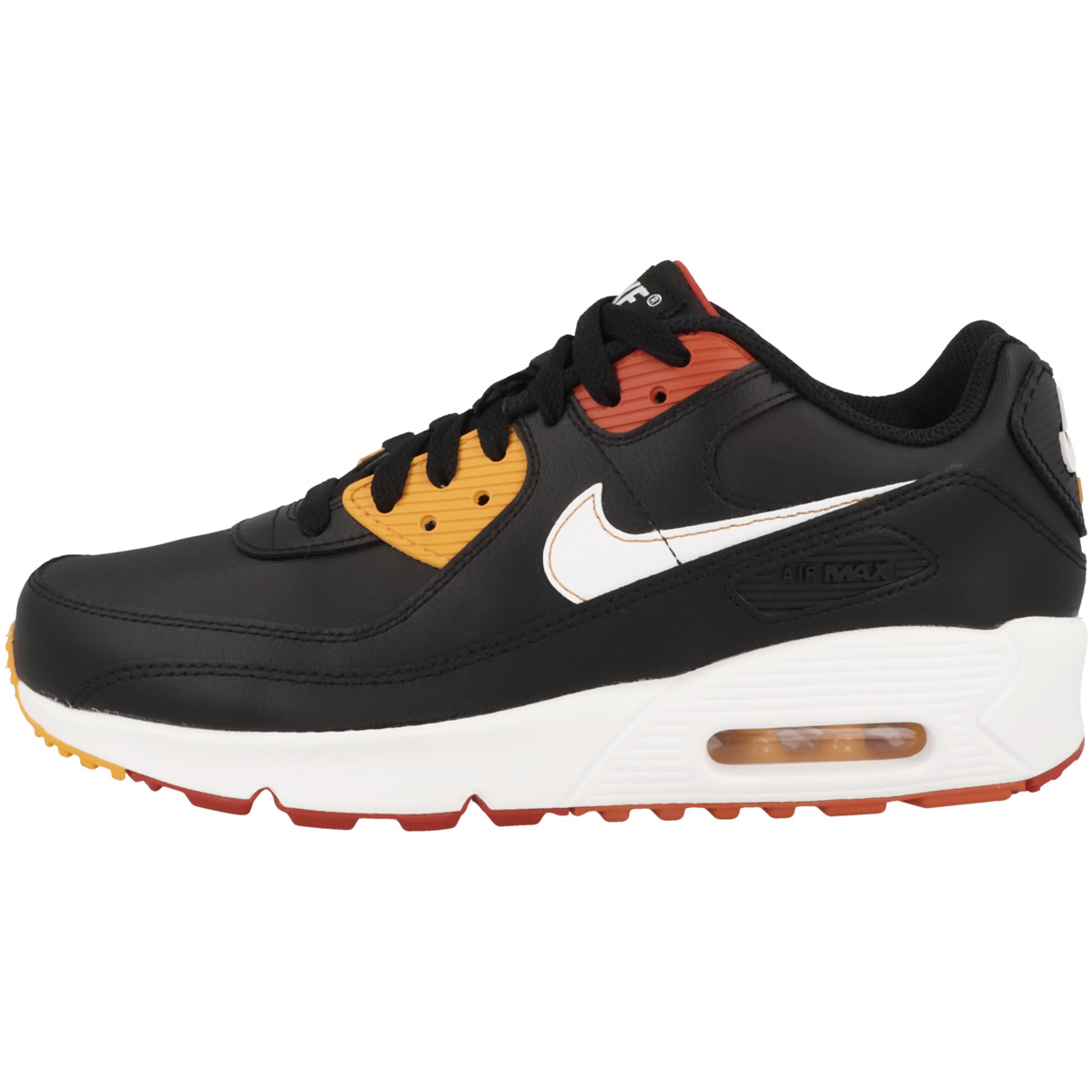 Nike Performance Air Max 90 Leather (GS) Sneaker Low schwarz