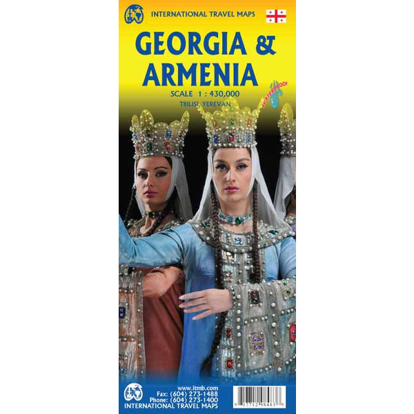 ITM GEORGIEN UND ARMENIEN - Straßenkarte