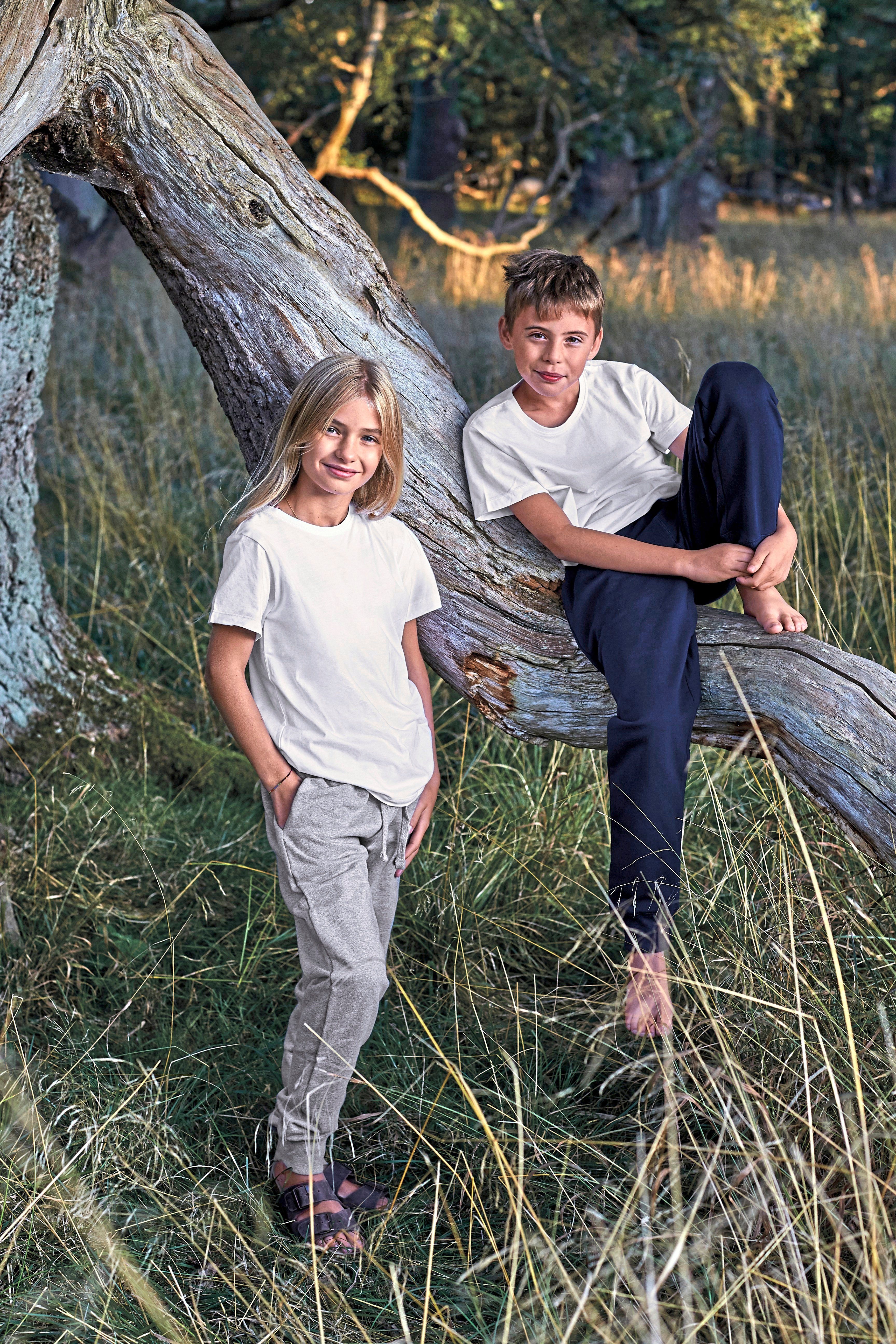 Neutral Jogginghose Kinder Jogging Hose Sweatpants für Mädchen u. Jungen aus Bio-Baumwolle
