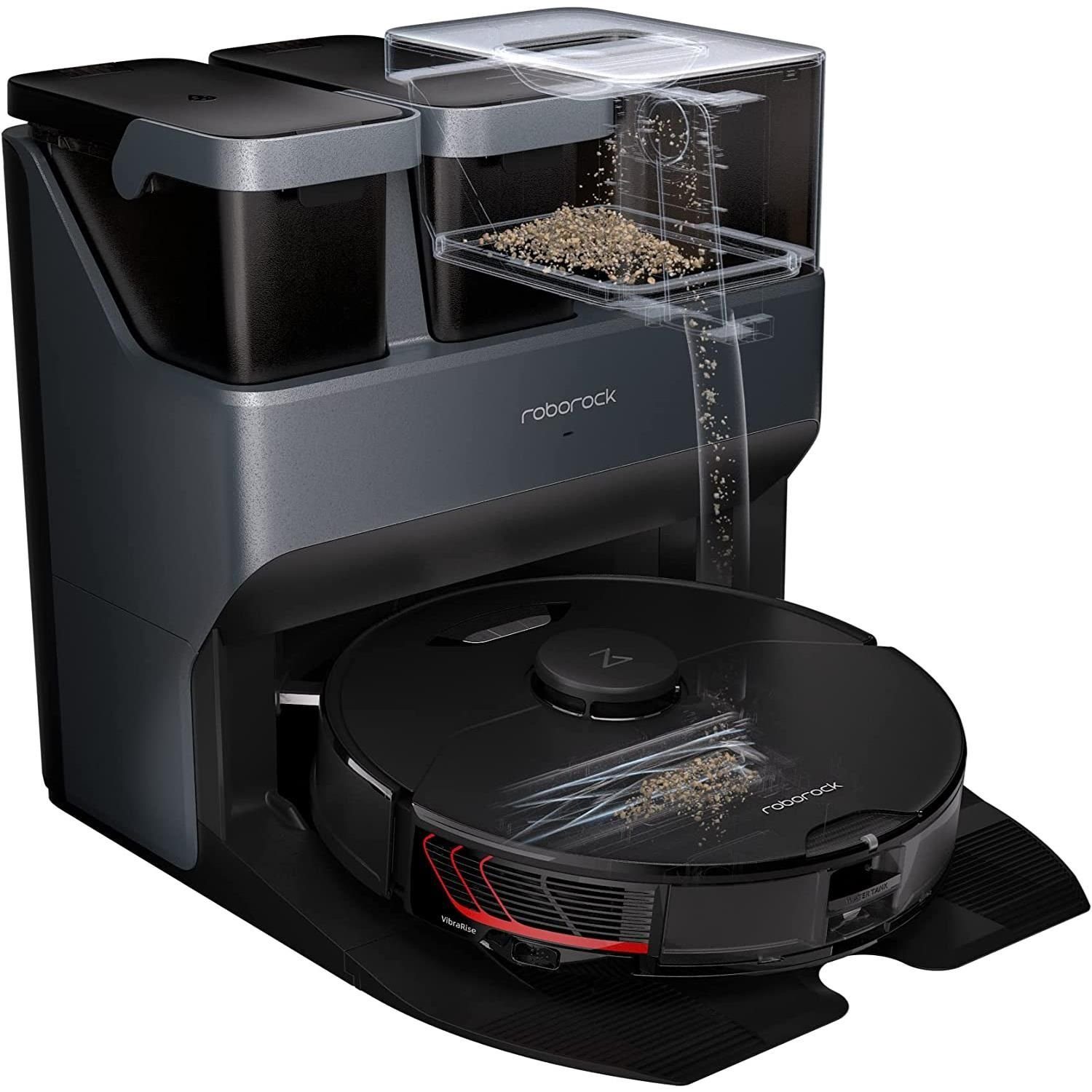 Roborock Akku-Hand-und Stielstaubsauger S7 MaxV Ultra Saug- & Wischroboter mit Absaugstation