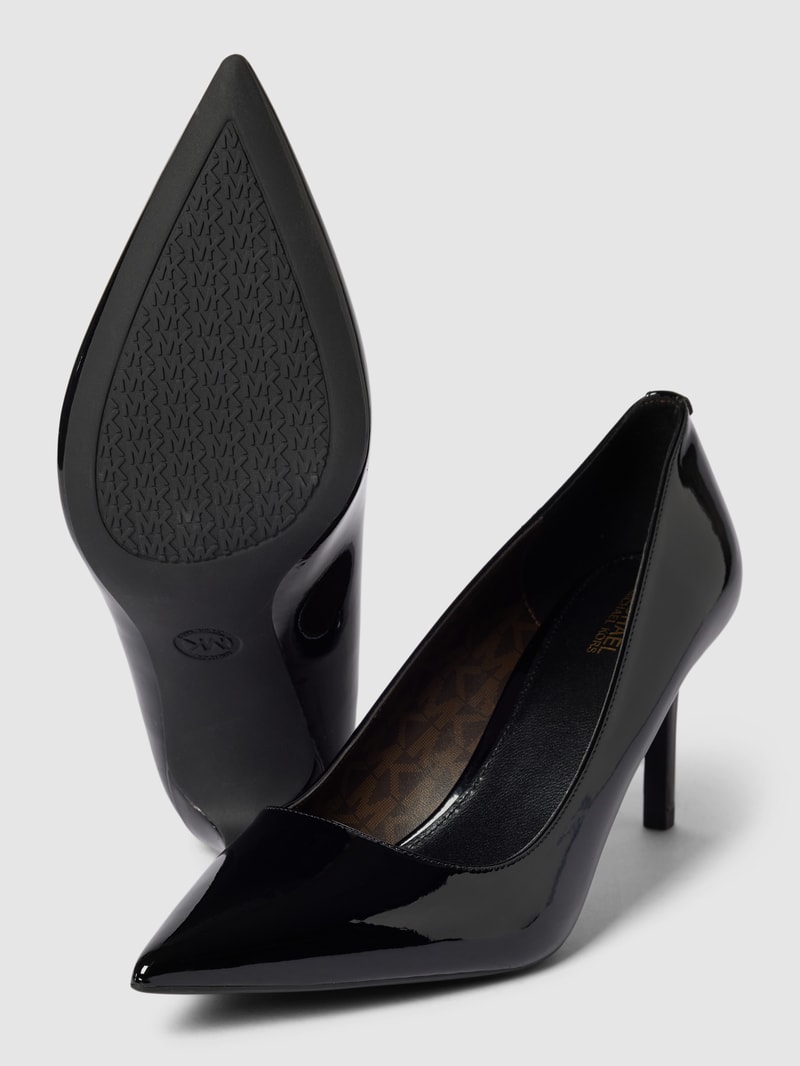 Pumps mit Pfennigabsatz Modell 'ALINA' in schwarz