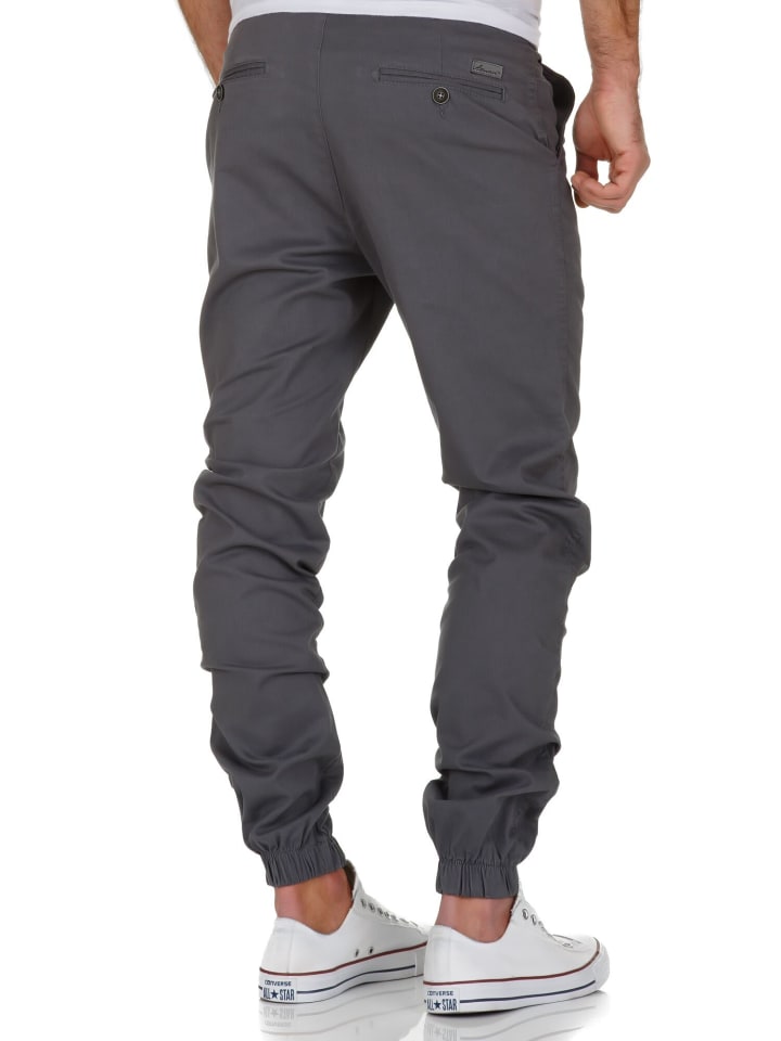 Amaci&Sons Basic Jogger-Chino NEW JERSEY in Dunkelgrau günstig kaufen