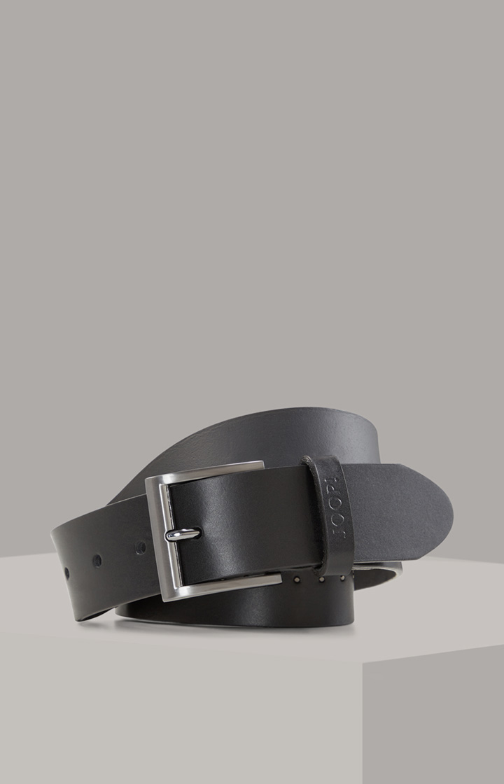 Ledergürtel in Schwarz