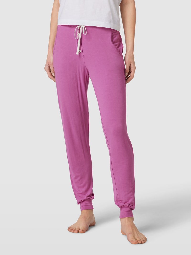Pyjamahose mit Tunnelzug Modell 'Viola' in pink