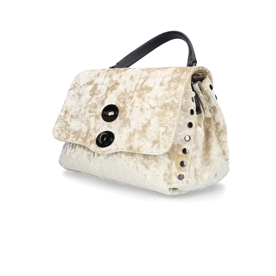 Zanellato - Handtasche POSTINA S Samt - beige