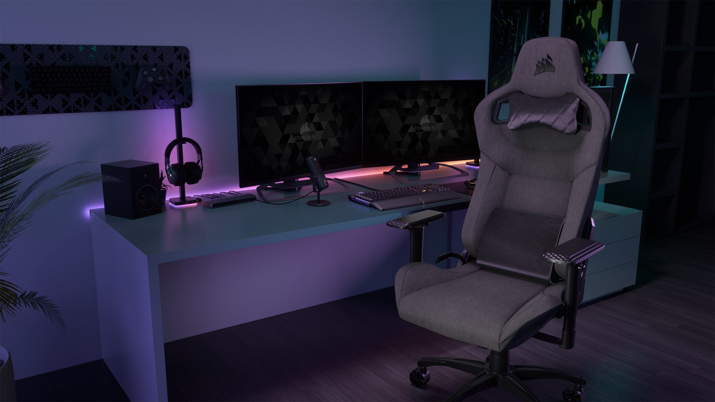 Corsair Gaming Chair T3 Rush (2023) - Charcoal