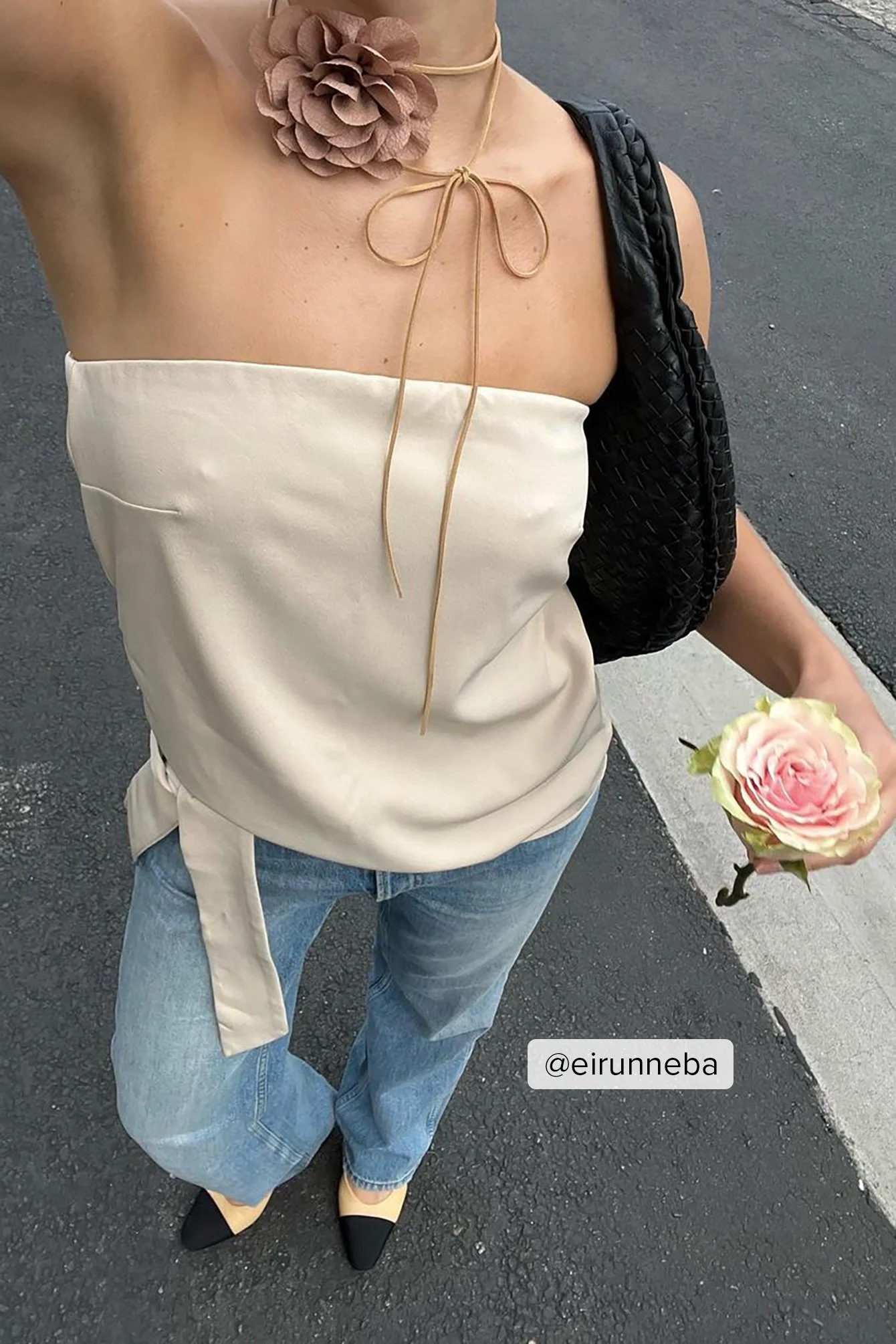 Tube-Top mit Schal