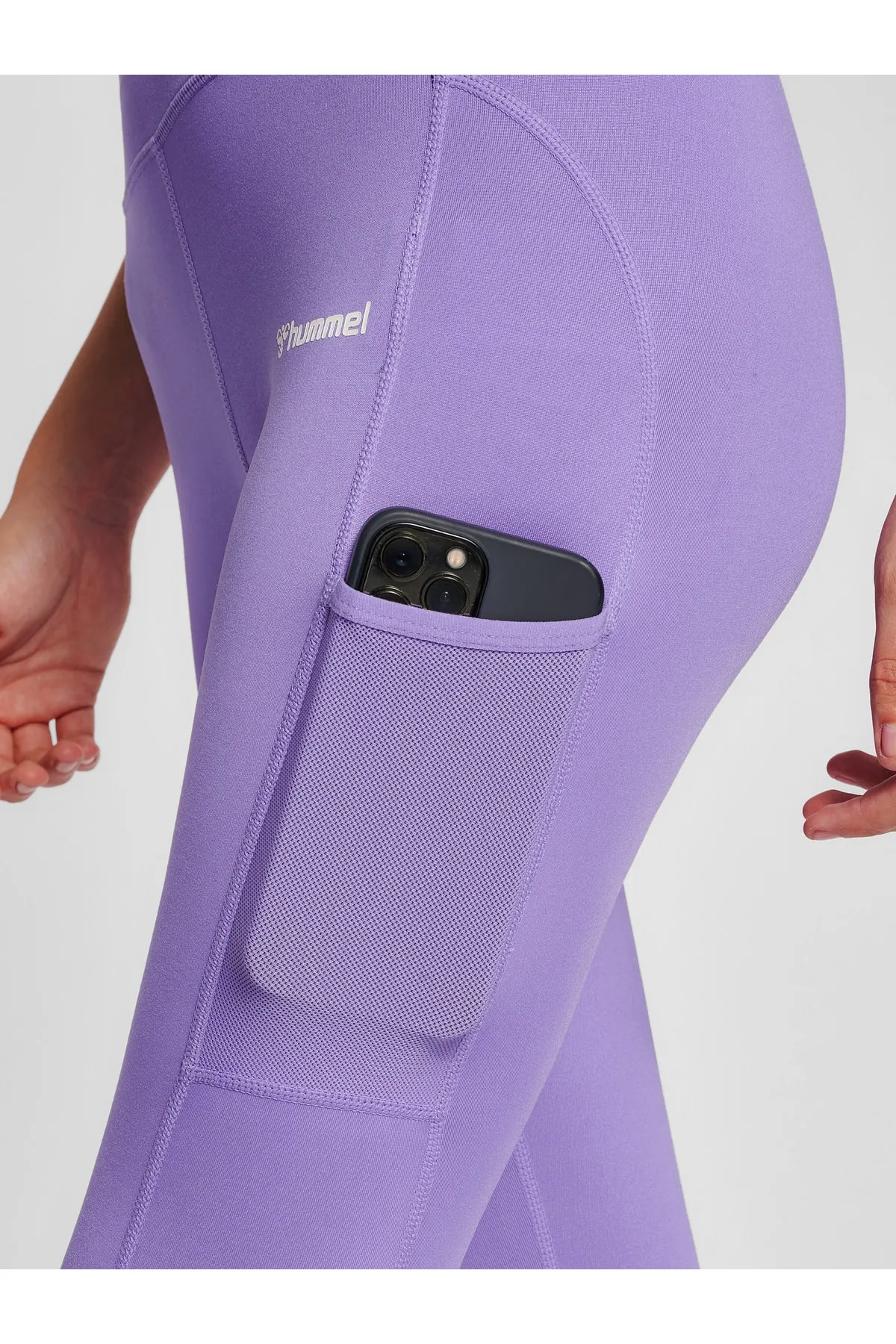 hummel  Sport-Leggings - Lila - Mittlerer Bund