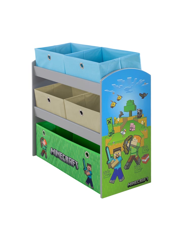 Minecraft MINECRAFT - Spieleregal, Bücherregal, Aufbewahrung günstig kaufen onesize