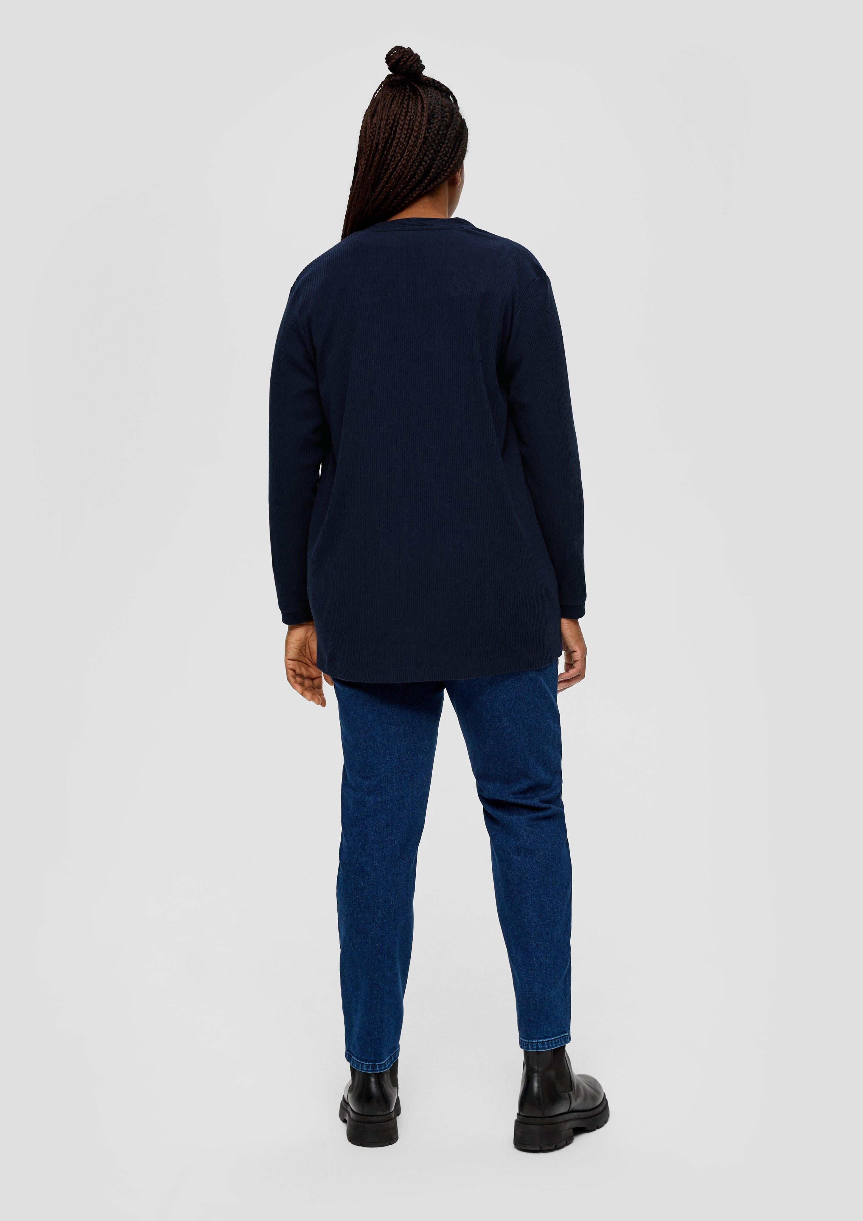 Shirtjacke mit Rippstruktur  2135944-5959
