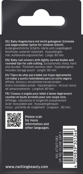 ZWILLING Beauty Classic Baby-Nagelschere - silver Nagelschere