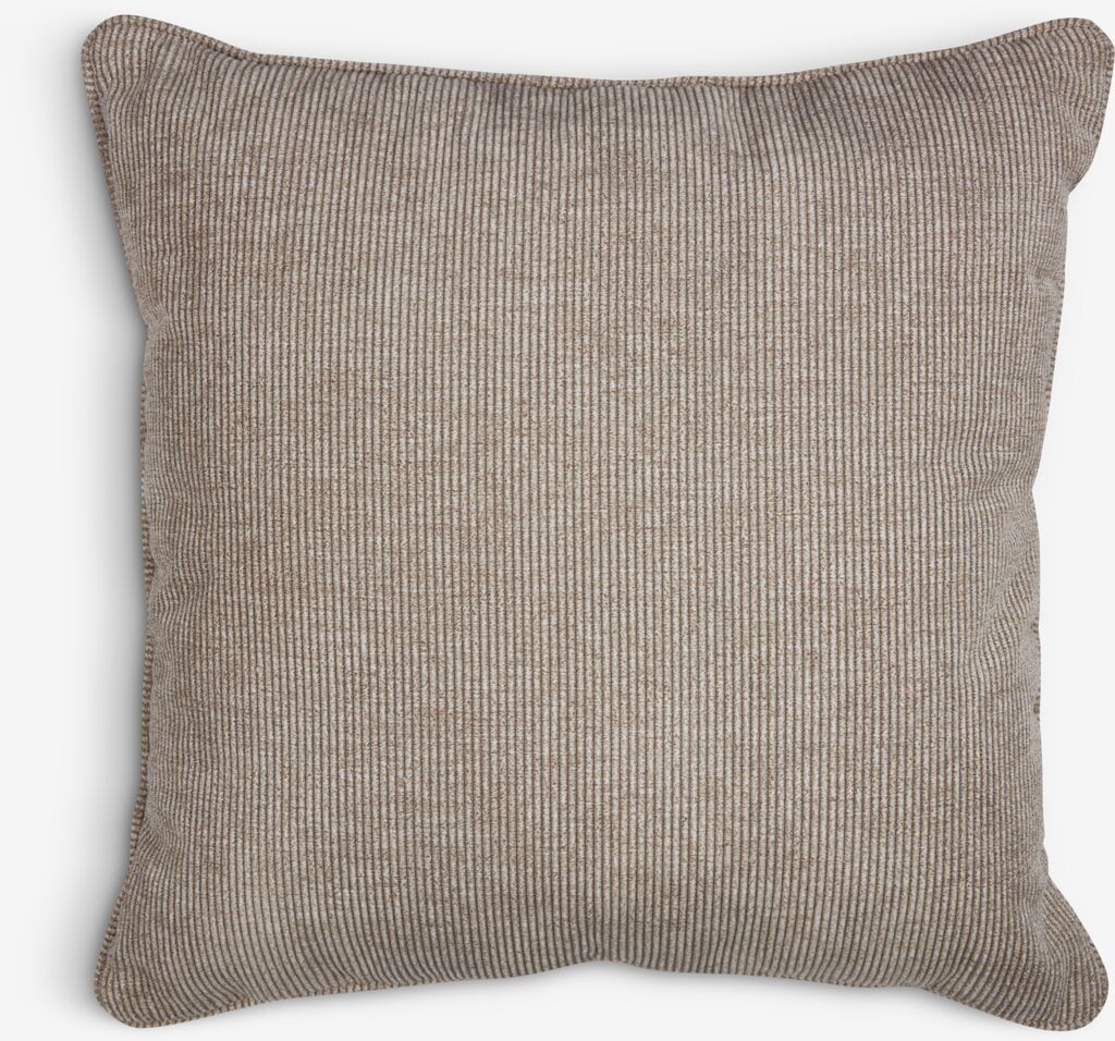 FJELLVIOL Decorative pillow FJELLVIOL 45x45 warm gray/beige