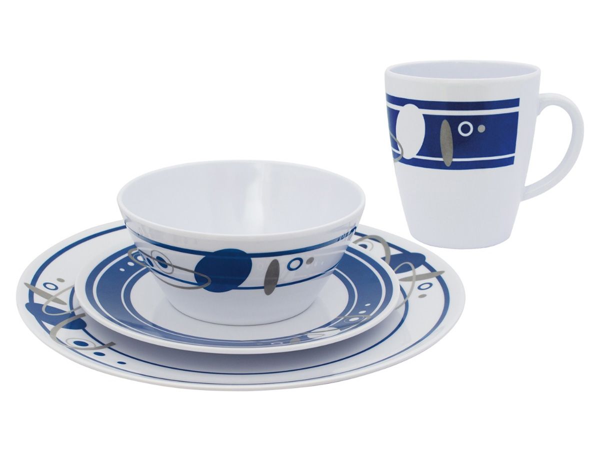 Eurotrail Saturn Melamine 16 Teilig Camping Geschirr