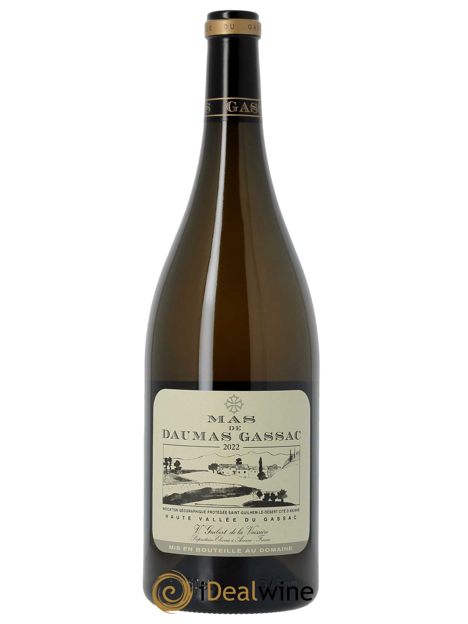 IGP St Guilhem-le-Désert - Cité d'Aniane Mas Daumas Gassac Famille Guibert de La Vaissière  2022 - Lot de 1 Magnum