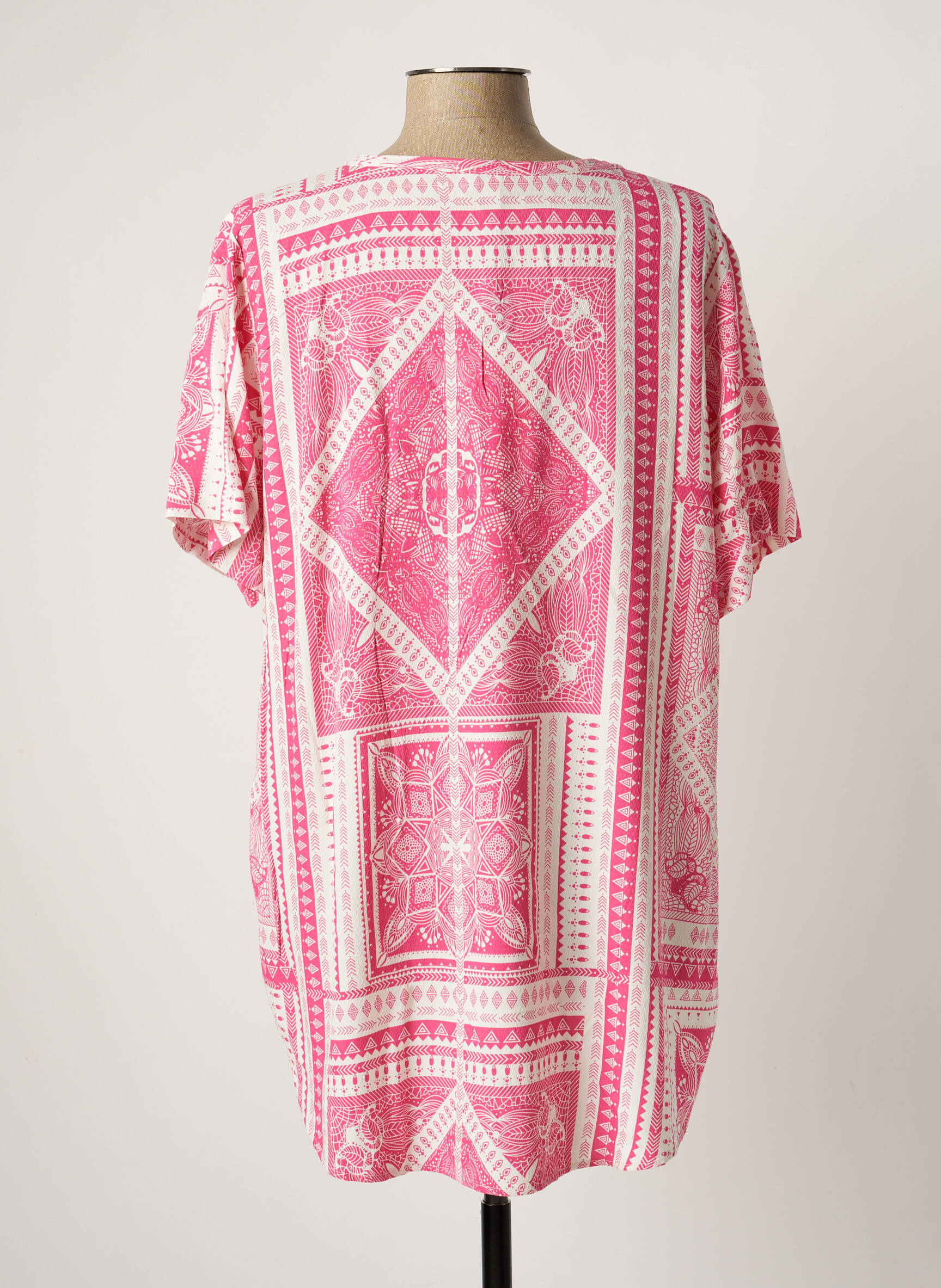 Ciso Tuniquemanchecourte Femme couleur rose