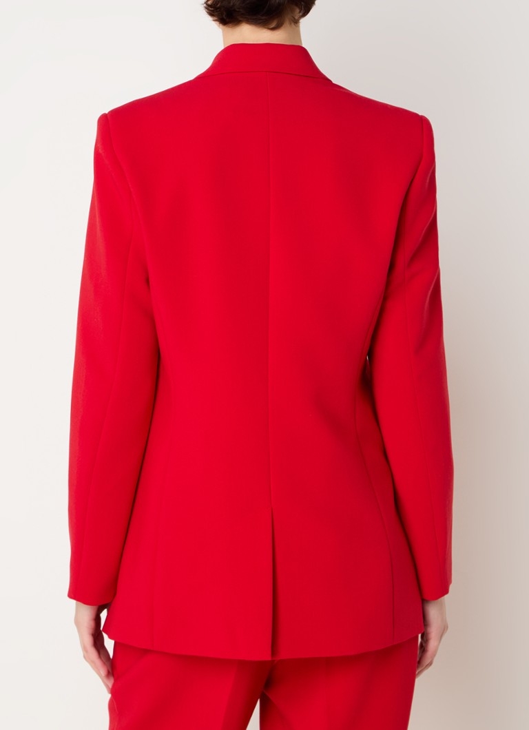 Expresso Blazer with flap pockets and shoulder pads