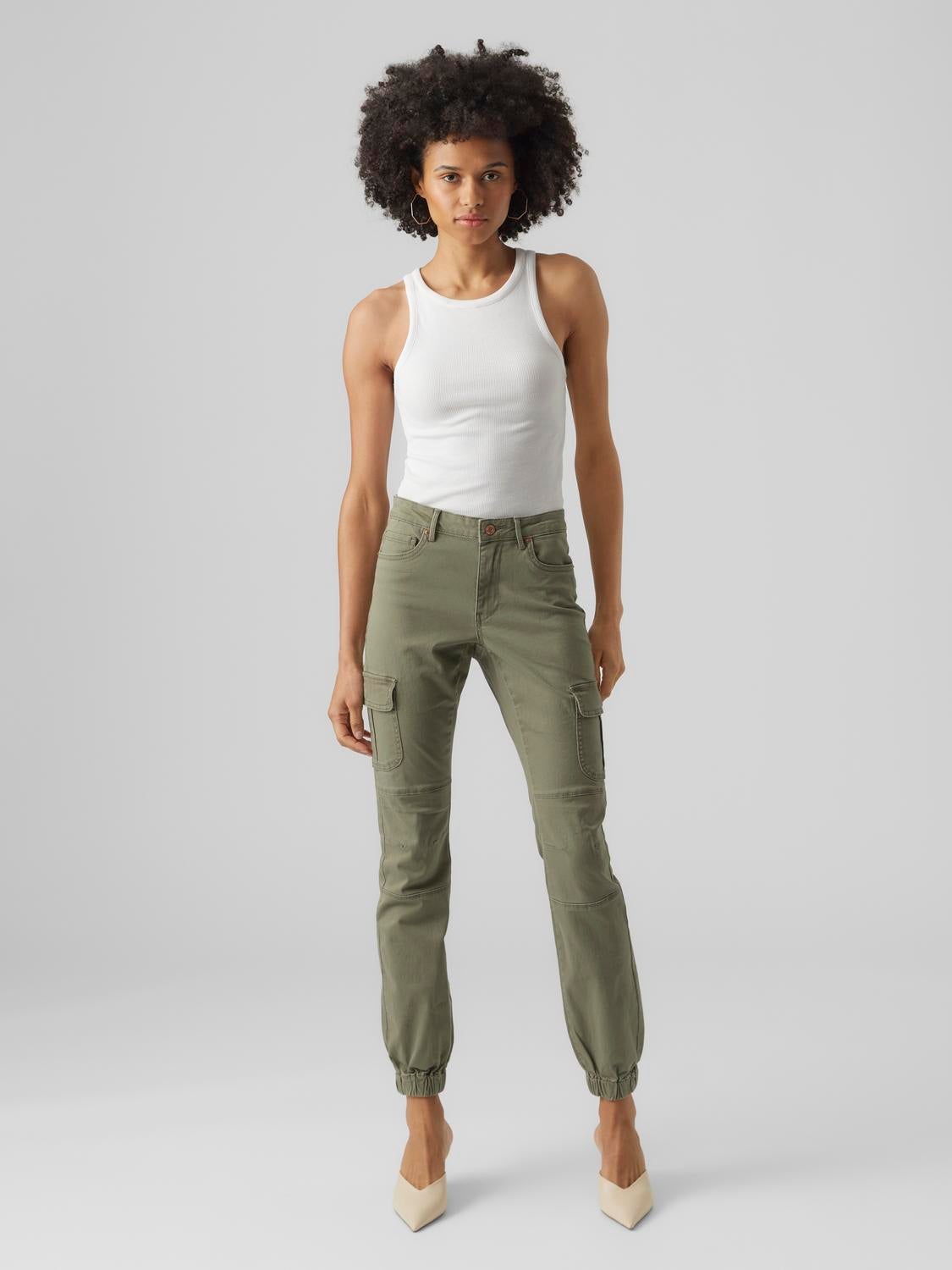 VMIVY Mid Rise Cargohose
