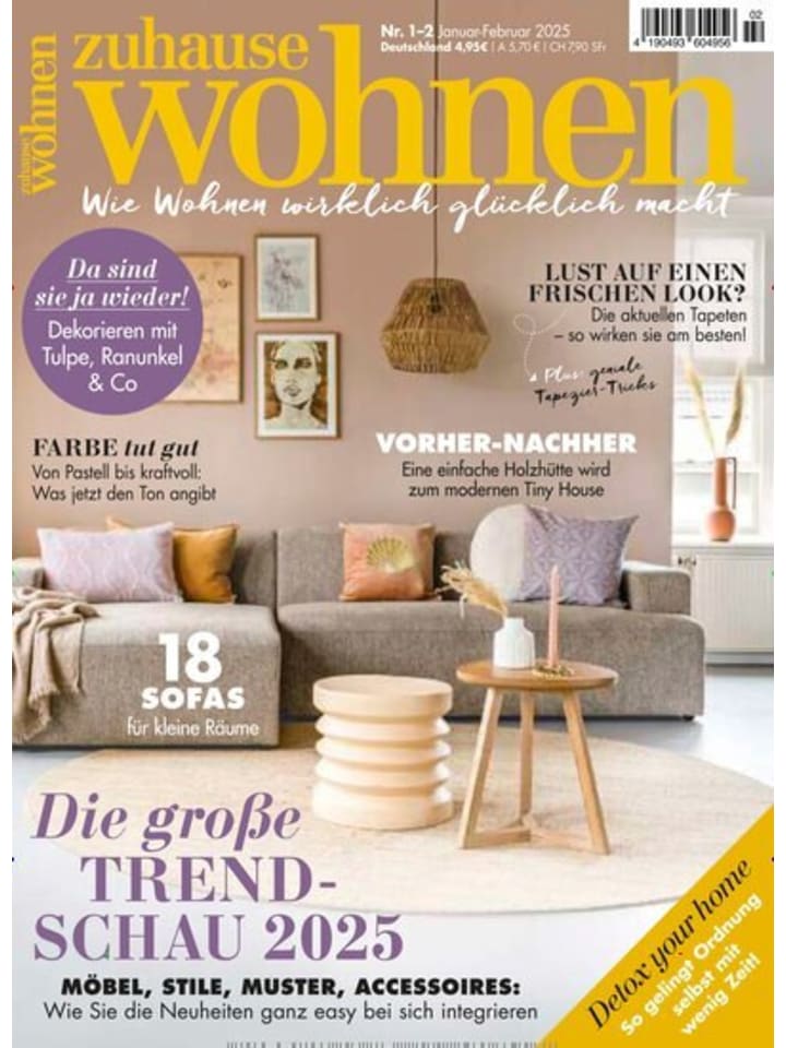 Hubert Burda Media 10 x ZUHAUSE WOHNEN Zeitschrift (Gutschein für Jahres Abo) günstig kaufen onesize