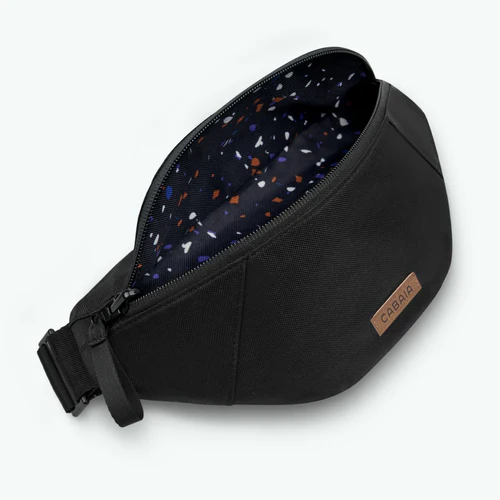 Berlin Medium Black Fanny Pack