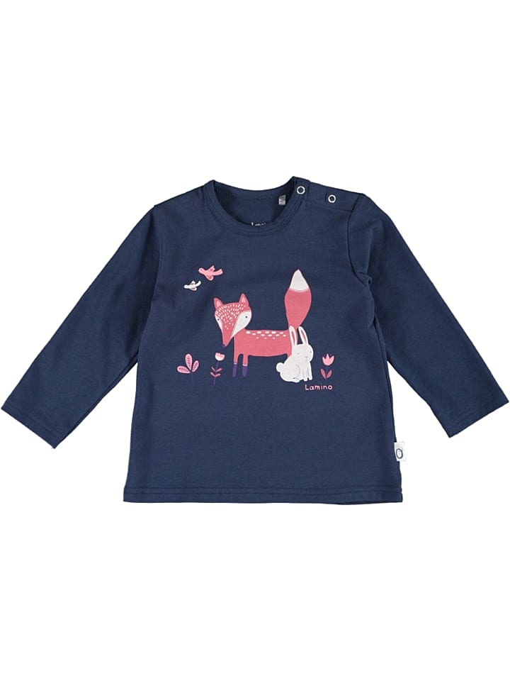 lamino Longsleeve in Dunkelblau günstig kaufen 56