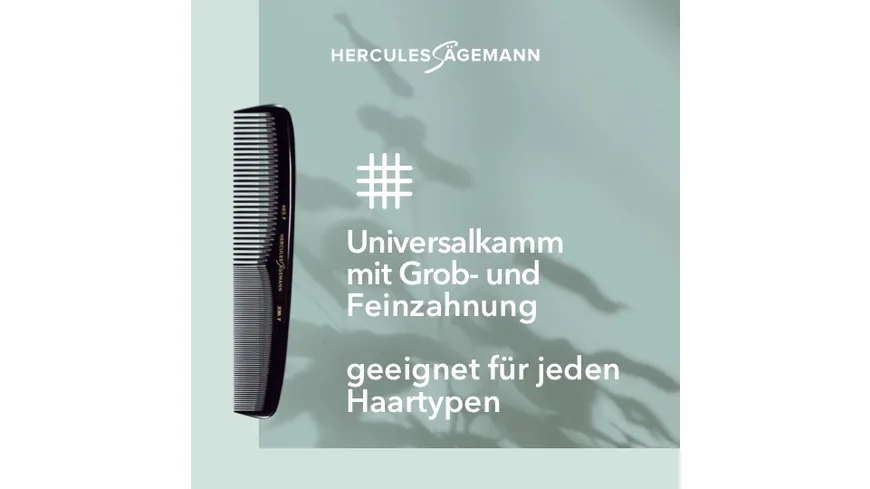 HERCULES Sägemann Damenkamm Naturkautschuk